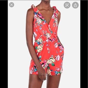 sexy, sassy and cute floral tie romper